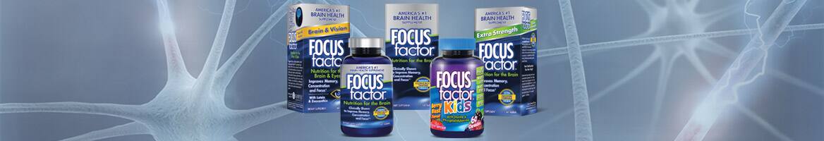 Focus Factor banner - Rakuten coupons and Cash Back